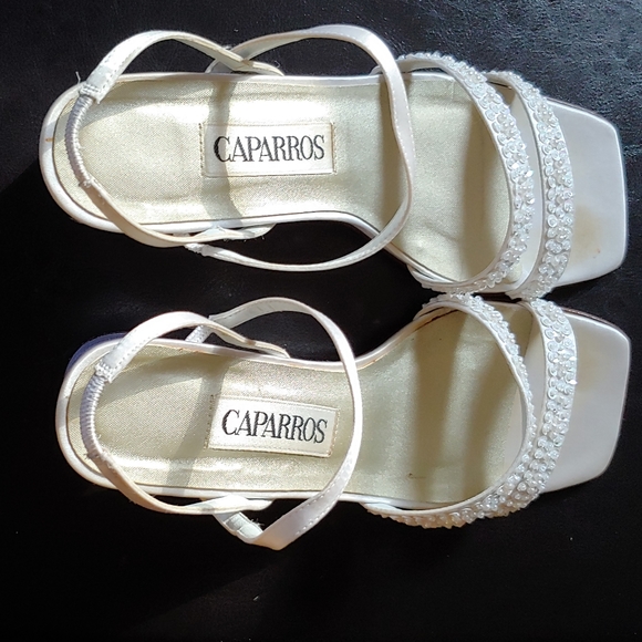 caparros beaded shoes